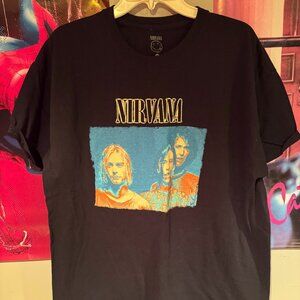 Vintage-Like Nirvana black shirt (XL) Spencer's grunge shirt Alice in chains